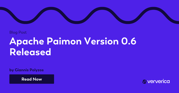 Text reading: Apache Paimon Version 0.6 Released 