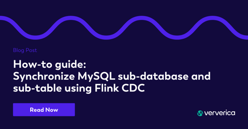 How-to guide: Synchronize MySQL sub-database and sub-table using Flink CDC