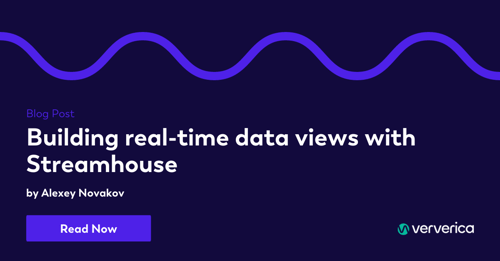 Building real-time data views with Streamhouse