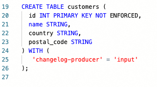 SQL Code to create a customer table