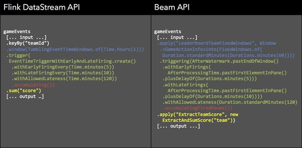 beam-flink-code-comp