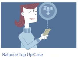 Balance top up case