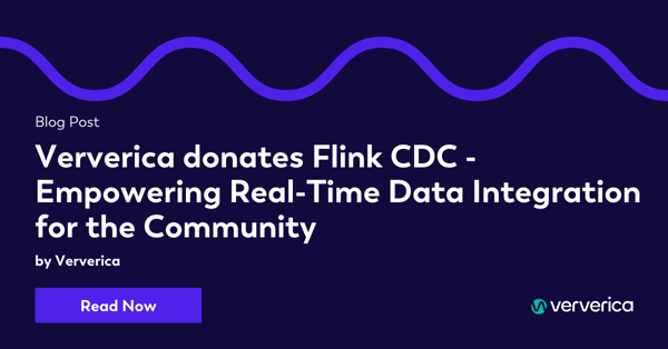 Ververica donates Flink CDC - Empowering Real-Time Data Integration for the Community featured image