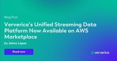  Ververica’s Unified Streaming Data Platform Now Available on AWS