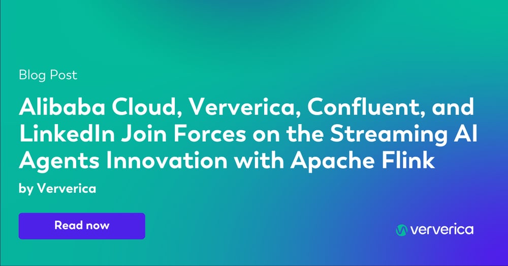 Alibaba Cloud, Ververica, Confluent, and LinkedIn Join Forces on the Streaming AI Agents Innovation with Apache Flink®