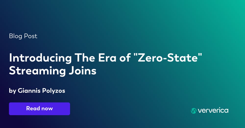  Introducing The Era of Zero-State Streaming Joins