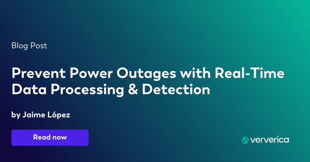 Prevent Power Outages with Real Time Data Processing & Detection