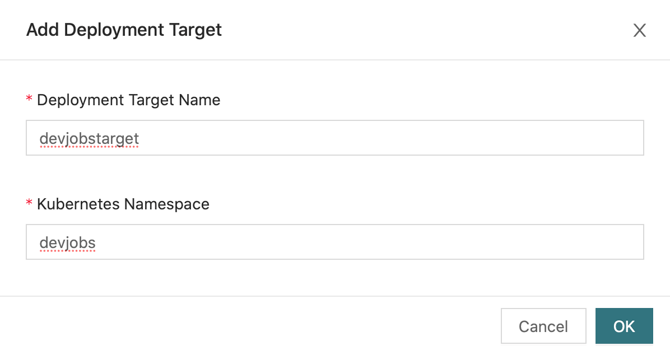 Ververica Platform Add Deployment Target