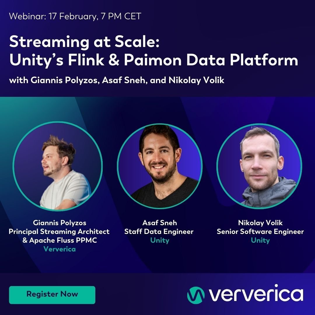 Streaming at Scale Unity’s Flink & Paimon Data Platform