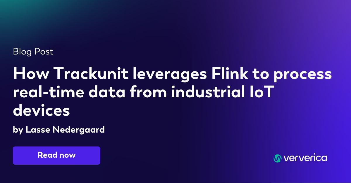 Trackunit leverages Flink to process real-time data from IoT devices